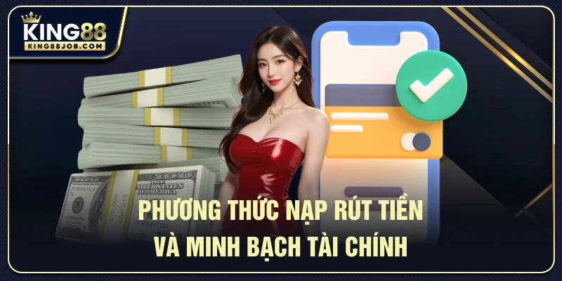 King88 có lừa đảo không? Đánh giá uy tín và minh bạch 3 Phương thức nạp rút tiền và minh bạch tài chính tại King88